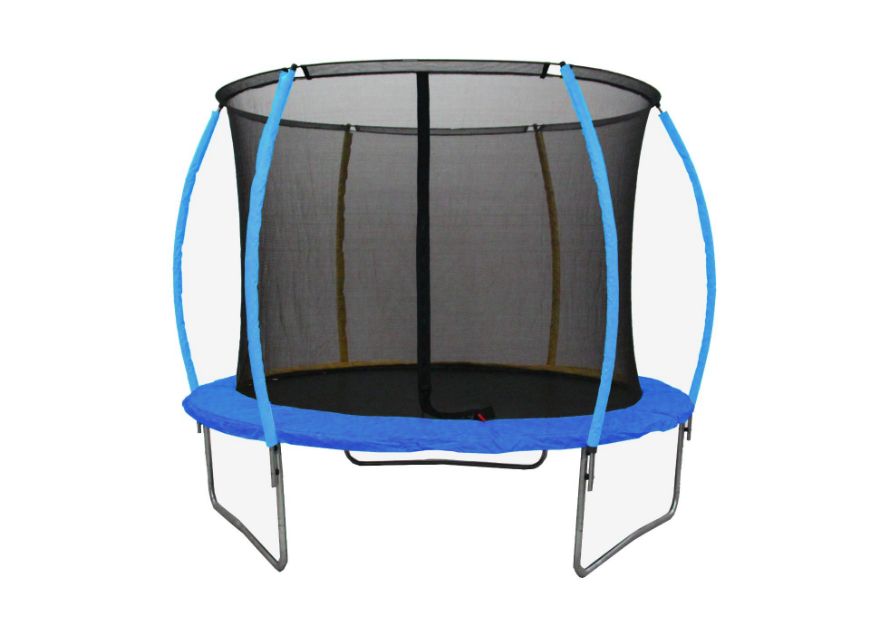 Slika Trampolin LEGONI SPACE z zaščitno mrežo 366 cm, moder